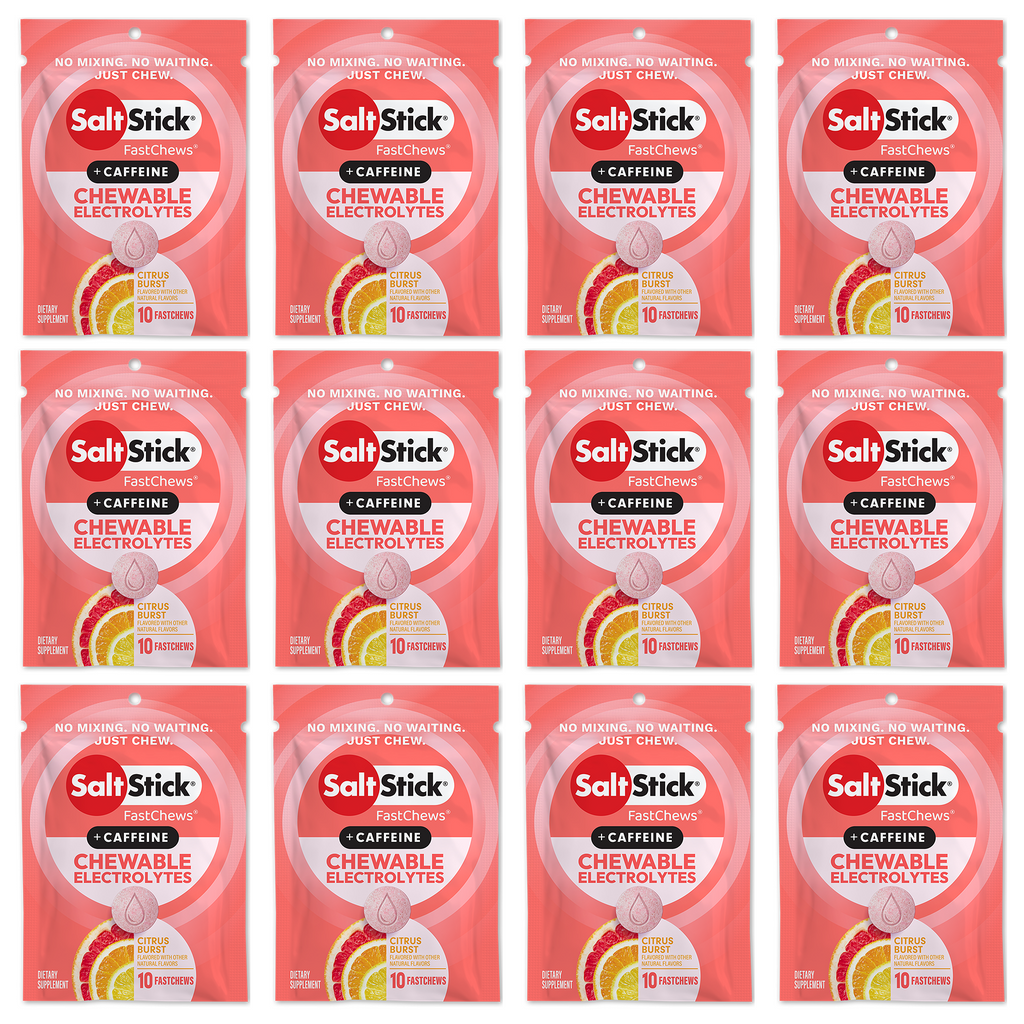 SaltStick FastChews Citrus Burst (with Caffeine)