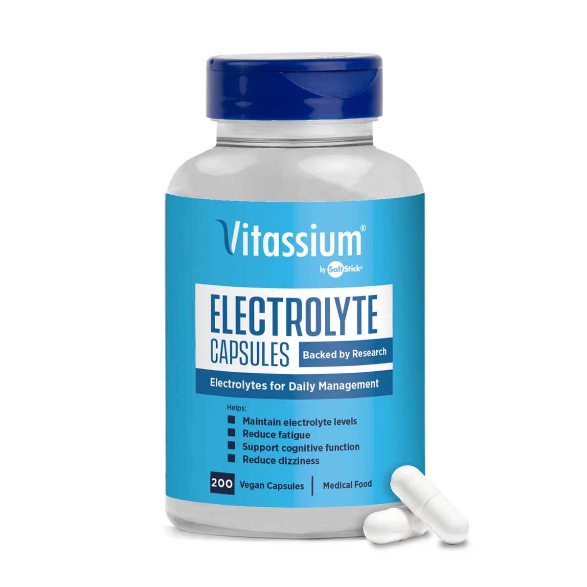 Vitassium Electrolyte Capsules - 100 Count Bottle