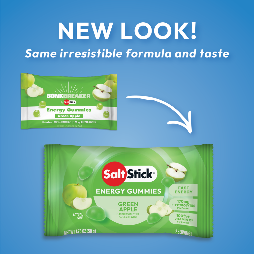 SaltStick Energy Gummies - Green Apple