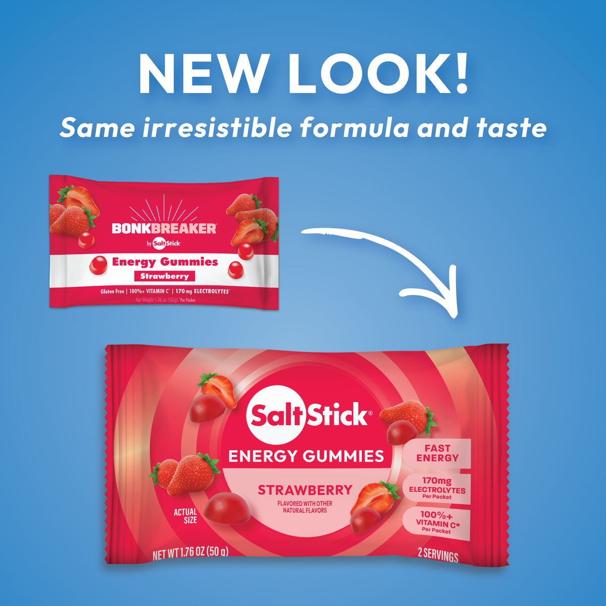 SaltStick Energy Gummies - Strawberry