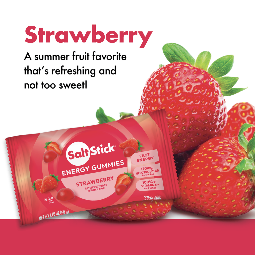 SaltStick Energy Gummies - Strawberry