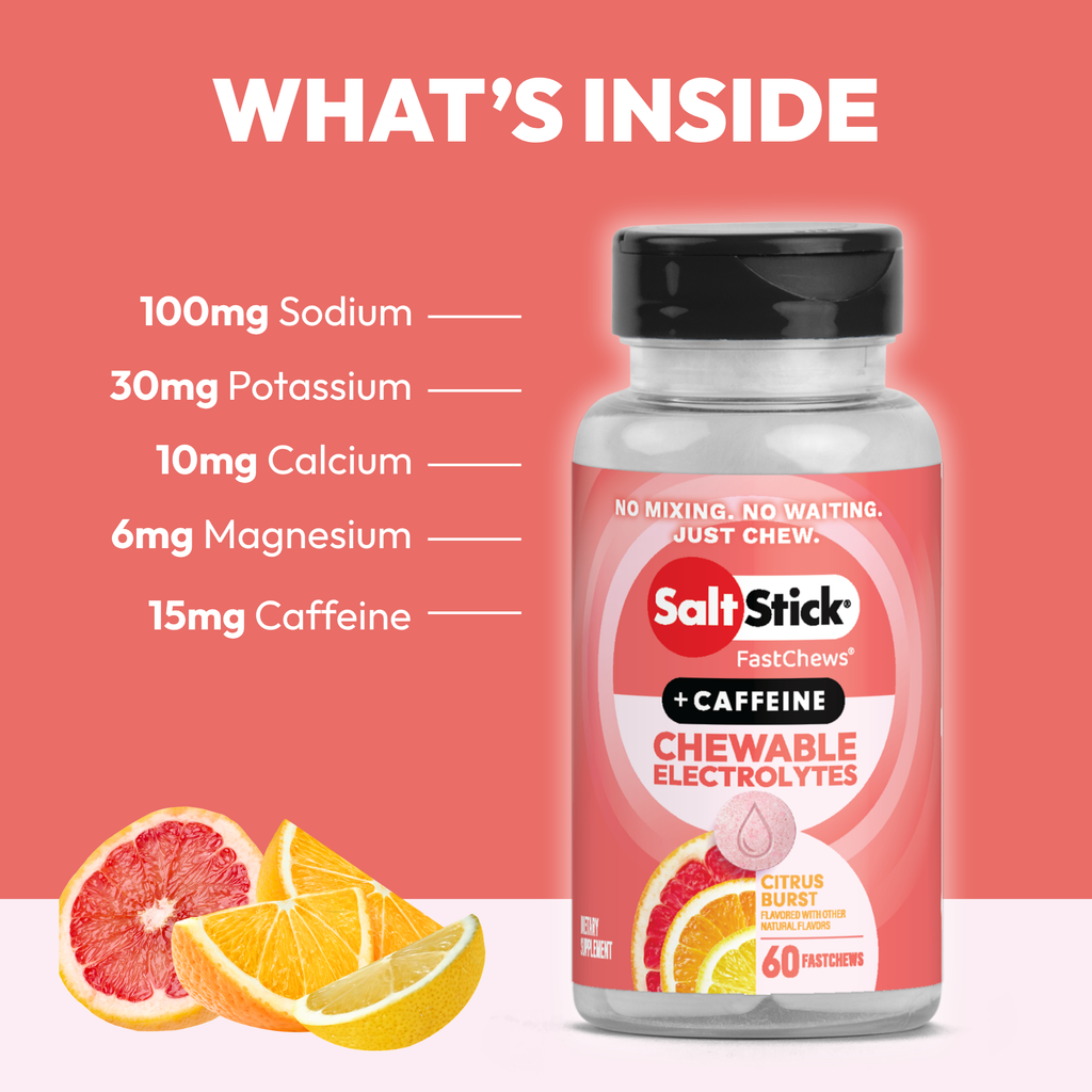 SaltStick FastChews Citrus Burst (with Caffeine)